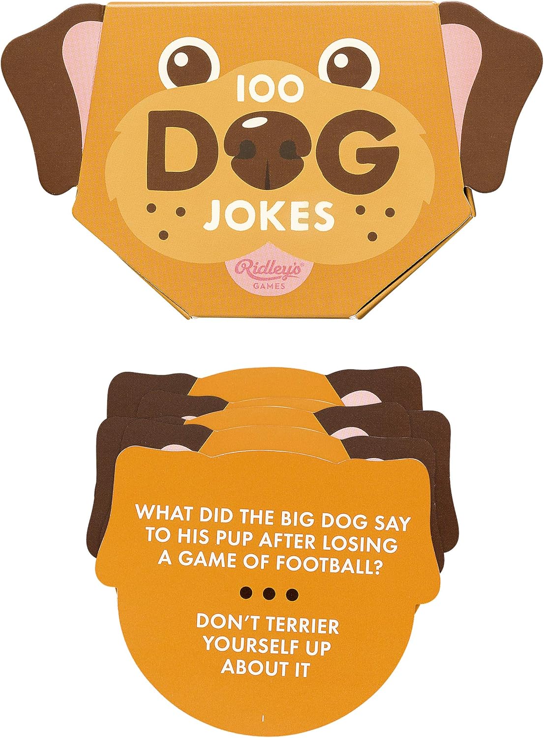 Ridley’s 100 Single Cheesy Joke Cards – Includes 100 Jokes for Kids and Adults, Funny Jokes for Family-Friendly Fun – Makes a Great Gift Idea