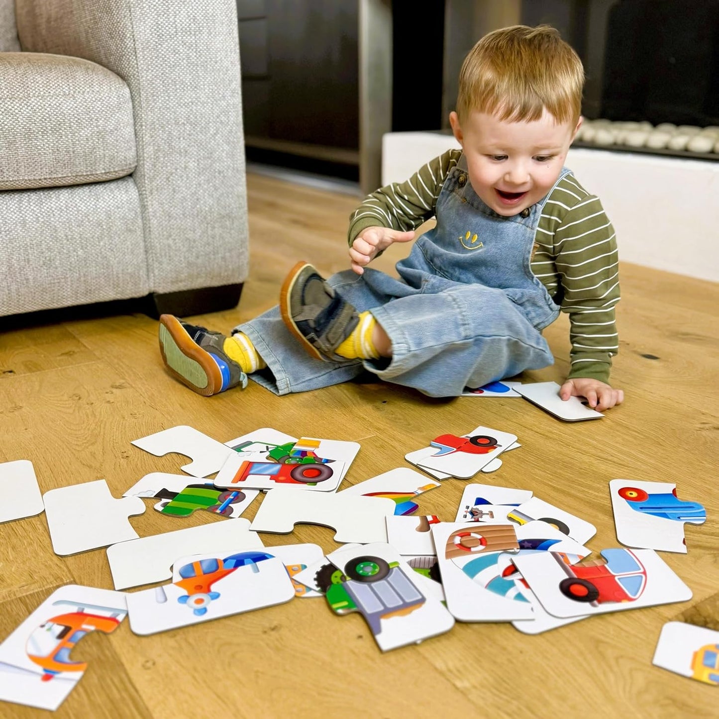 The Learning Journey: My First Match It - Dinosaurs - 2 Year Old Toys, Puzzles for Toddlers, Toddler Puzzle, Educational Toys for 2 Year Old - 15 Self-Correcting Matching Puzzles - Award Winning Toys
