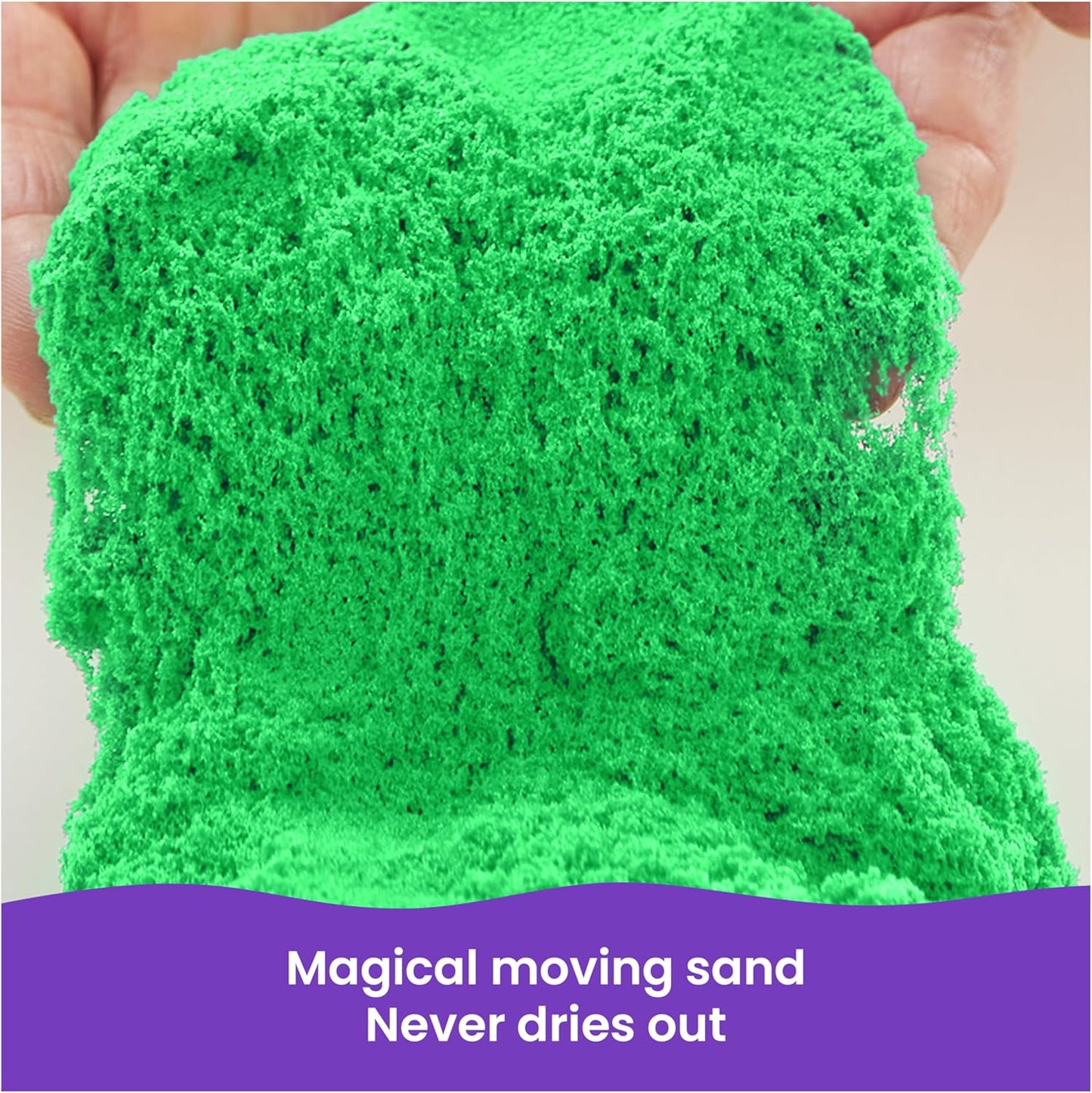 Kinetic Sand, 2.5lbs Purple Play Sand, Amazon Exclusive, Moldable Sensory Toys for Kids, Resealable Bag (Packaging May Vary), for Ages 3 and up