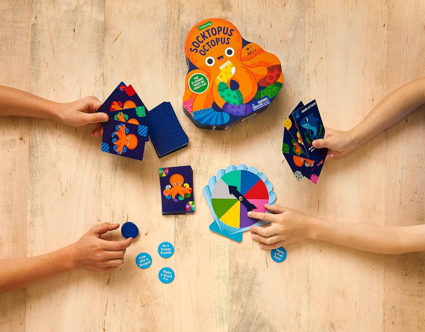 Scoops Meow! Game from Mudpuppy, Fast Paced Memory Matching Game, Easy to Play, Teaches Color Matching and Pattern Recognition, Ideal for 2-4 Players, for Kids 5+, Instructions Included