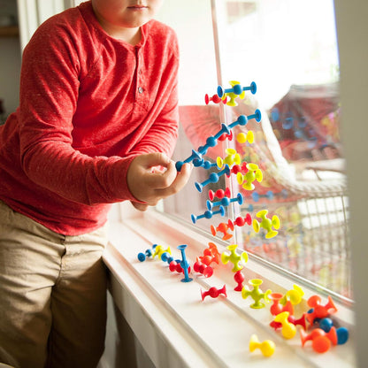 Fat Brain Toys Mini Squigz 30 Piece Set - Suction Construction for Ages 5 to Adult