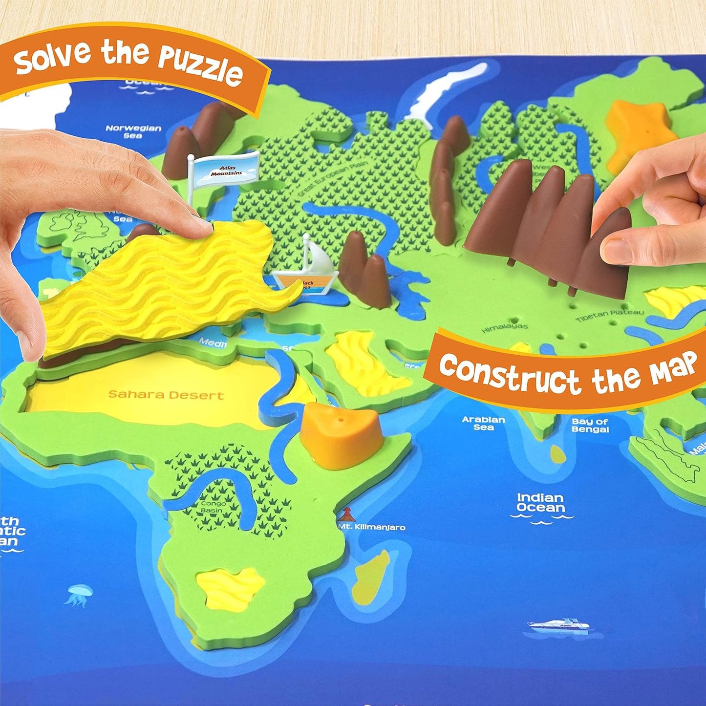 Imagimake Mapology Solar System for Kids | Educational Toys for Kids 5-7 | Space Toys | Puzzles for Boys & Girls Ages 4-8 | 6 Year Old Boy Gifts & Girl Gifts