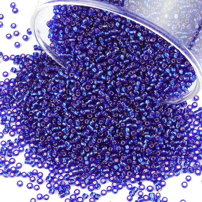 10100 Pcs Size 11/0 Glass Seed Beads, 2 mm Dark Green Small Mini Spacer Loose Pony Beads for Jewelry Making and DIY Crafts - Colors A
