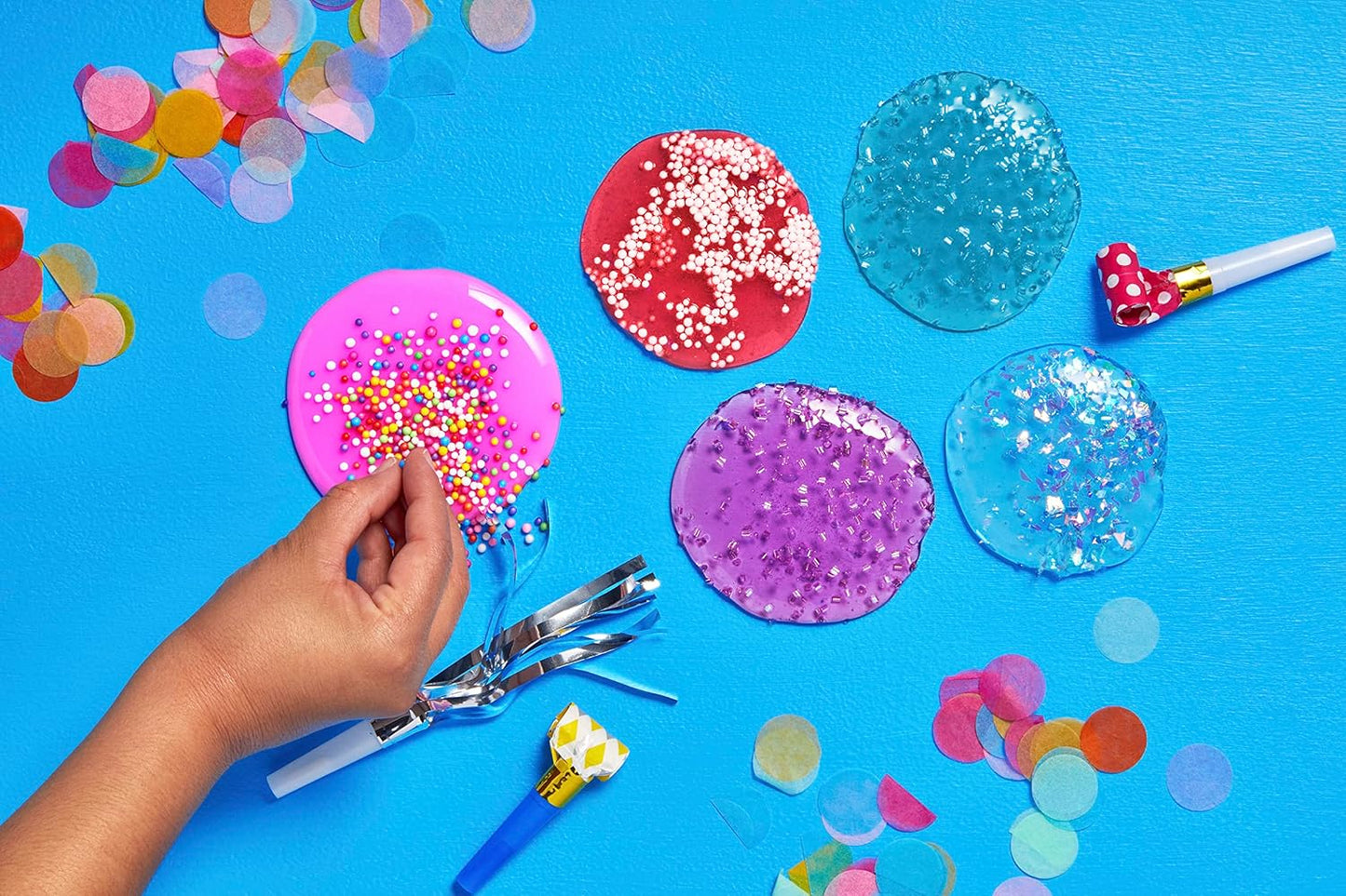 Elmer's Color Wheel Slime Kit, Includes Premade Slime, Clay Color Pigments, Scents, Sheet Labels, 24 Piece Kit - Arts & Crafts, Kids DIY Fun, Summer Activity