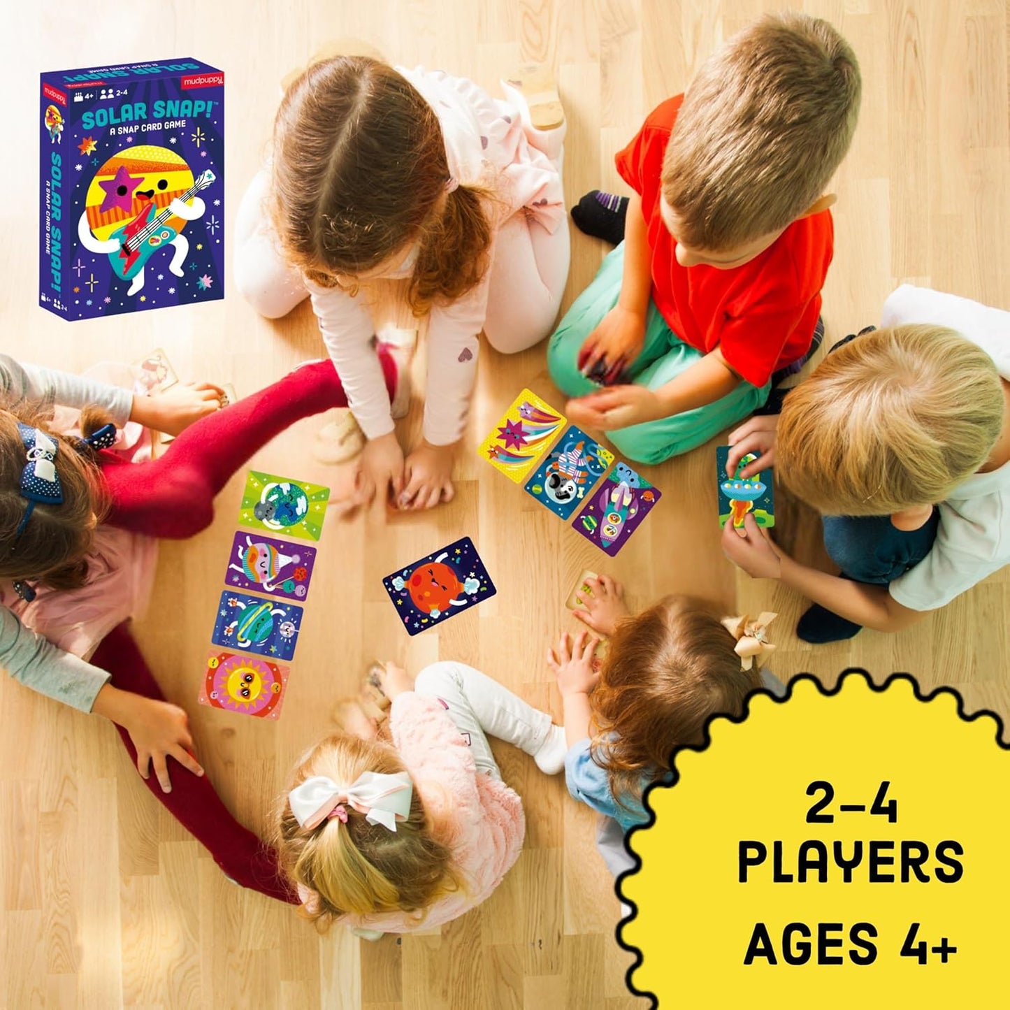 Mudpuppy Wild Unicorn! – Unicorn Version of Classic Kids Crazy 8's Card Game with Cute Illustrations of Unicorns for Children Ages 4 and Up, 2-4 Players
