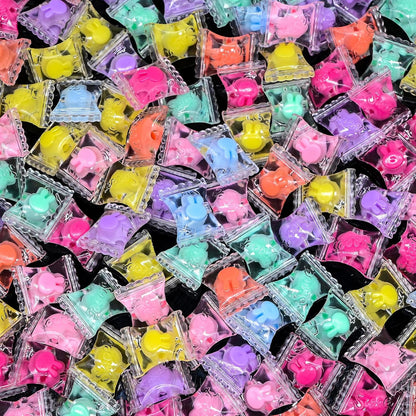200g+ Candy Bulk Assorted Cute Kandi Beads for Jewelry Making, Bracelet Making Kit, Craft Supplies Charm Beads(Mixed II)