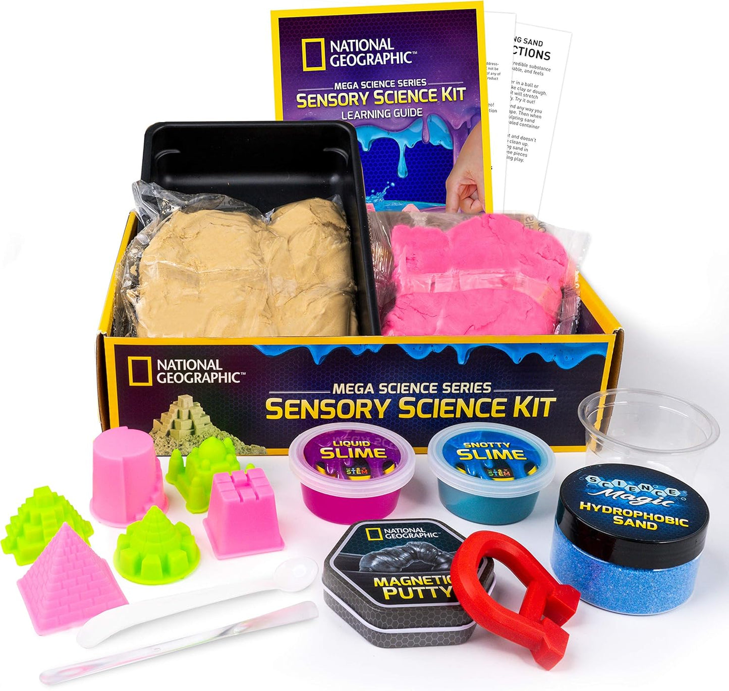 National Geographic Earth Science Kit – 100+ Science Experiments & Activities for Kids, Crystal Growing, Volcano Science Kit, Rock Collection, STEM Project Toy for Boys & Girls (Amazon Exclusive)