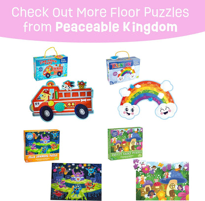 Peaceable Kingdom Hoot Owl Hoot Floor Puzzle – Giant Floor Puzzle for Kids Ages 5 & up – Great for Classrooms