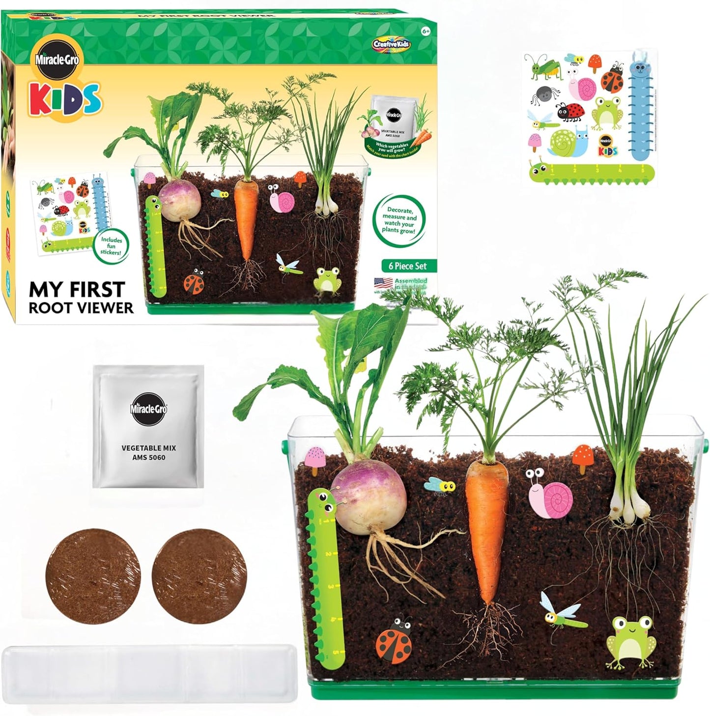 Creative Kids Miracle GRO Dinosaur Garden Kit, Multicolor