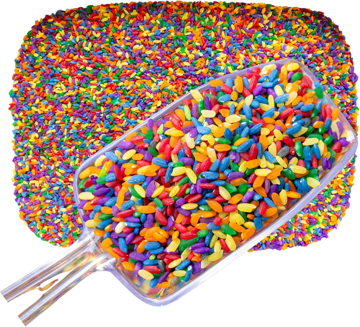Sensory Rice, Sensory Bin Filler, Sensory Filler, Sensory Bins, 4th of July Toys, Sensory Bin Tools, Sensory Table Filler (4th of July Sensory Rice, 4 Cups)