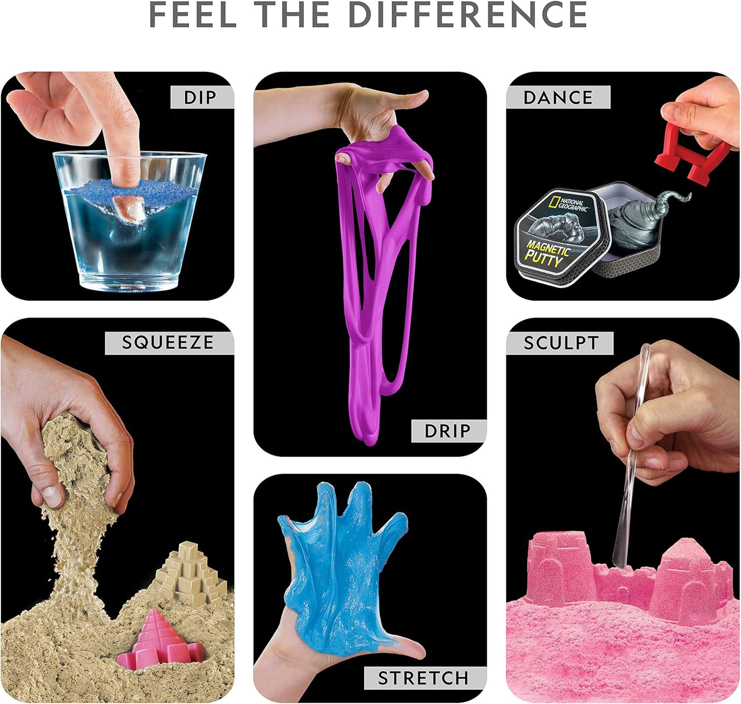 National Geographic Earth Science Kit – 100+ Science Experiments & Activities for Kids, Crystal Growing, Volcano Science Kit, Rock Collection, STEM Project Toy for Boys & Girls (Amazon Exclusive)