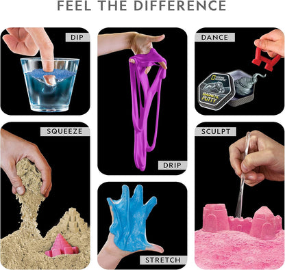 National Geographic Earth Science Kit – 100+ Science Experiments & Activities for Kids, Crystal Growing, Volcano Science Kit, Rock Collection, STEM Project Toy for Boys & Girls (Amazon Exclusive)
