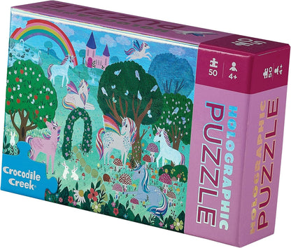 Crocodile Creek 50-Piece Jigsaw Puzzle - Fun Table or Floor Puzzles for Kids Ages 4-6 and Up - Includes Heavy-Duty Shaped Box for Storage - Shark Reef - 12" x 8" Finished