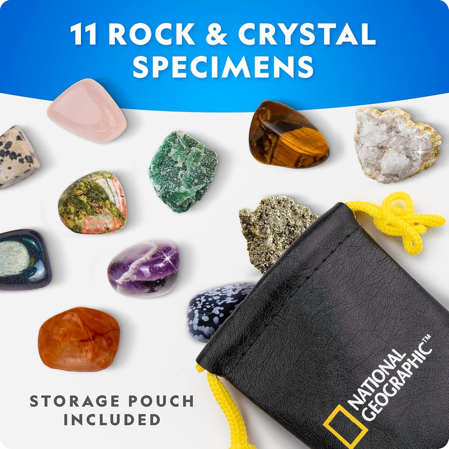 NATIONAL GEOGRAPHIC 2026 Science Kit & Rock Collection Advent Calendar – Jumbo Advent Calendar with 24 Days of Science Experiments, Gemstones & More for Kids, STEM Projects for Kids Ages 8-12