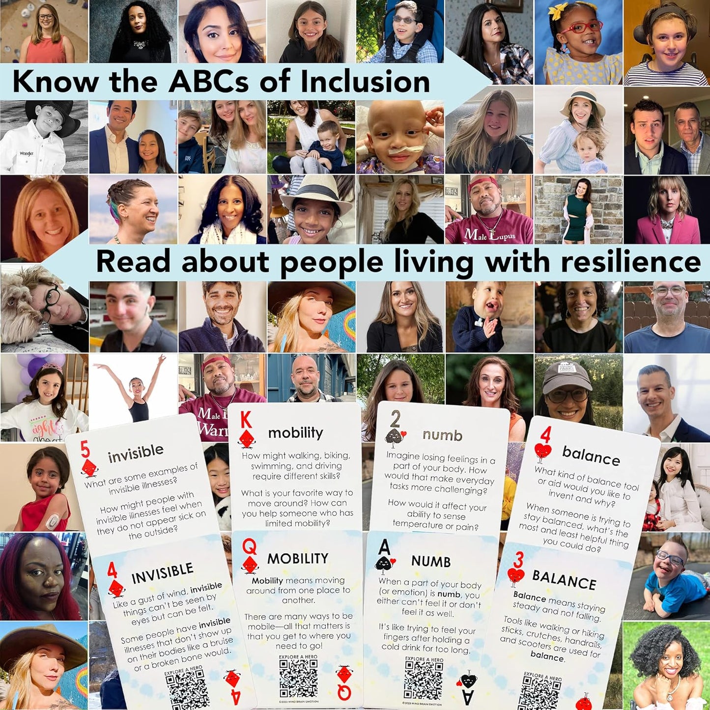 Mind Brain Emotion 52 Essential Conversations for Home, Therapy, Speech, School Classroom - Conversation Cards for Kids, Family, Teacher & Counselor to Build Growth Mindset & Communication Skills