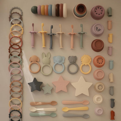 mushie Stacking Cups Toy | Made in Denmark (Original)