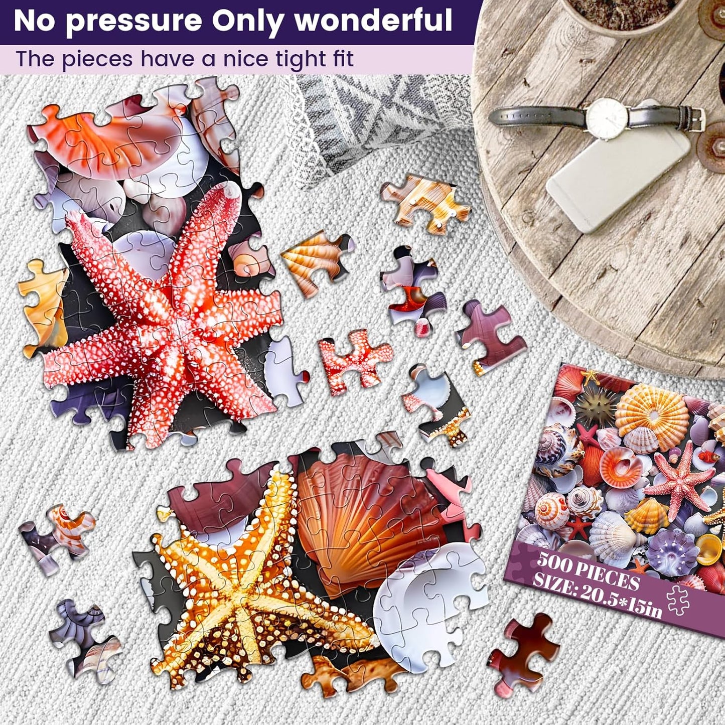 300 Piece Puzzles for Adults,Spring Jigsaw Puzzle for Kids Seniors,Puzzle with Letters on Back,Interlock Perfectly No Dust,Interlock Perfectly No Dust,Challenging Family Activity Game Gifts,20.5*15In