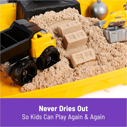 Kinetic Sand, Dig N' Demolish Playset with 1lb Play Sand & Toy Truck, Sensory Toys for Kids Ages 5 and up