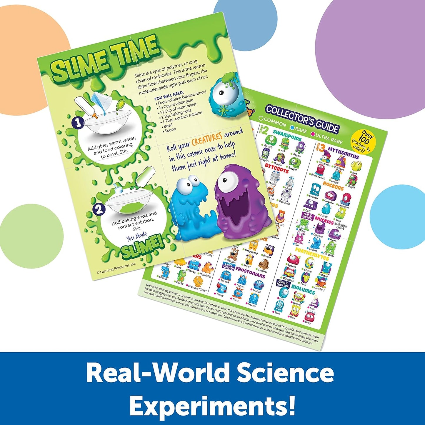Learning Resources Beaker Creatures Series 3 - 6-Pack of Pods, Ages 5+ Science Exploration Toys, STEM Toys for Kids, Homeschool Must Haves, Science for Kids