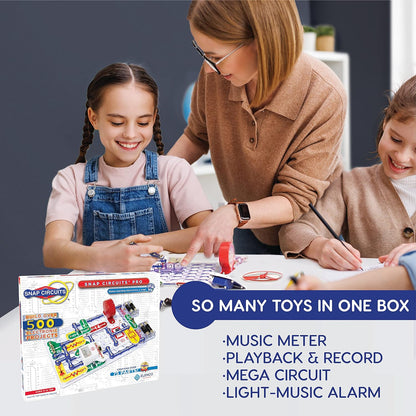 Snap Circuits Classic SC-300 Electronics Exploration Kit | Over 300 Projects | Full Color Manual Parts | STEM Educational Toy for Kids 8+ 2.3 x 13.6 x 19.3 inches