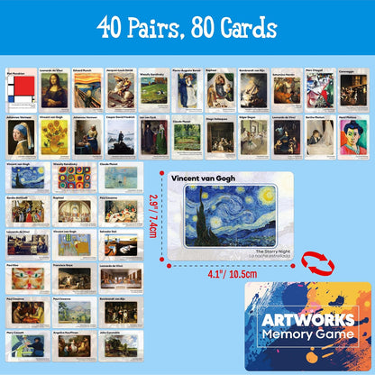 Hebayy Wild Animal Matching Game, 80 PCS Realistic Animal Memory Matching Cards for Toddlers 40 Pairs Real Animal Memory Cards Educational Toys for Preschool Boys & Girls 4 5 6 Years Old