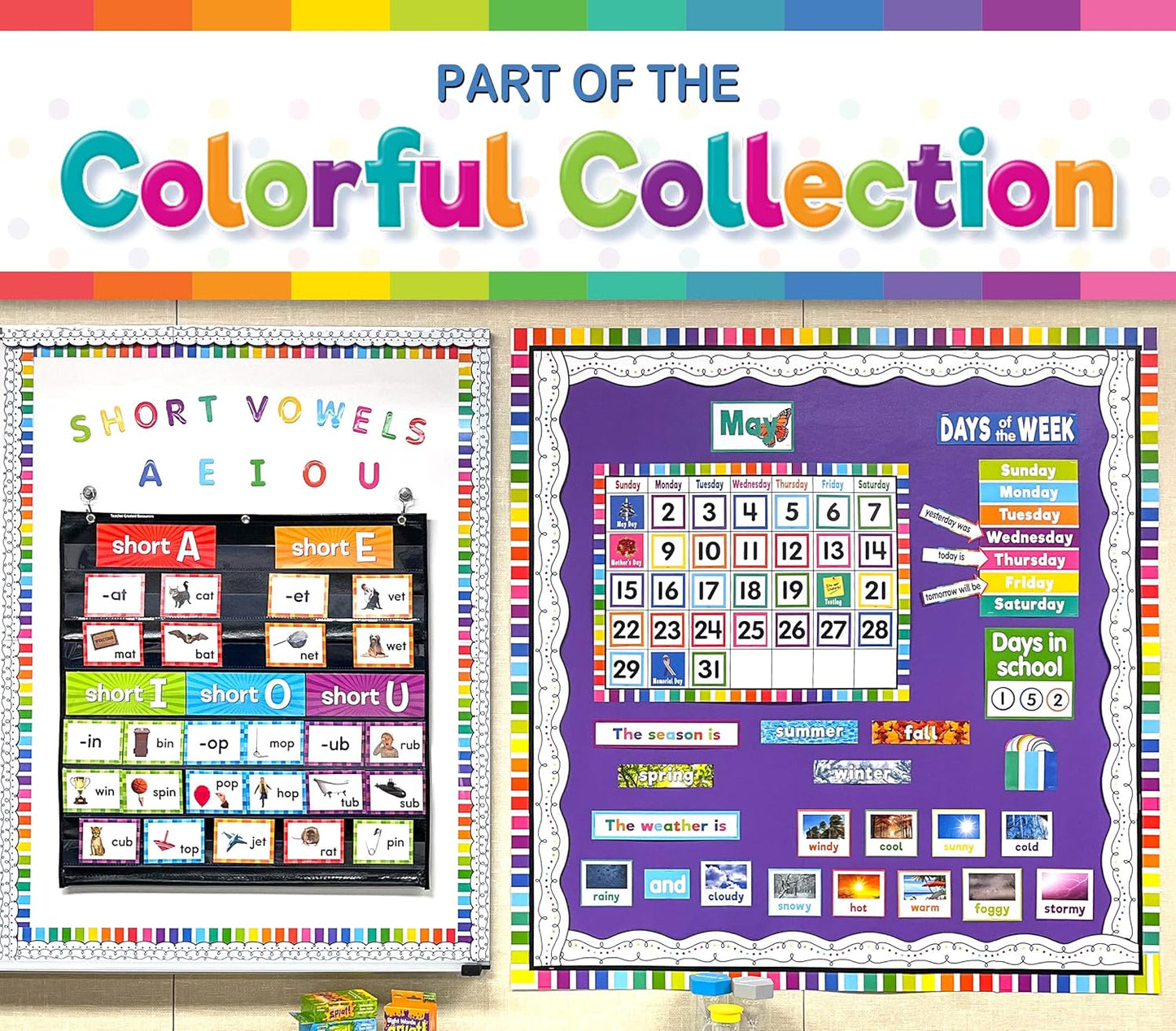 Teacher Created Resources Colorful Classic 2'' Magnetic Letters