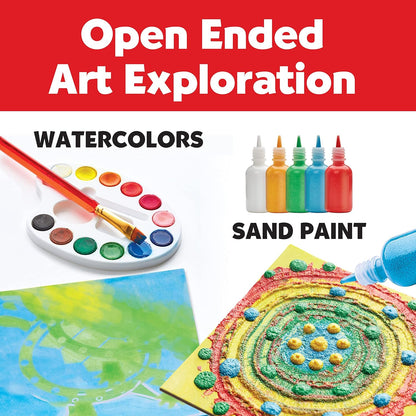 Faber-Castell 3D Sand Painting Kit for Kids: Create 5 Sand Art Pictures, DIY Arts and Crafts for Kids, Art Projects and Gifts for Girls and Boys (Ages 6+)