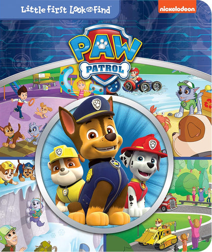 Paw Patrol Floor Puzzles for Kids Ages 3-5 - Bundle with Giant Floor Puzzle, Look and Find Book, Stickers