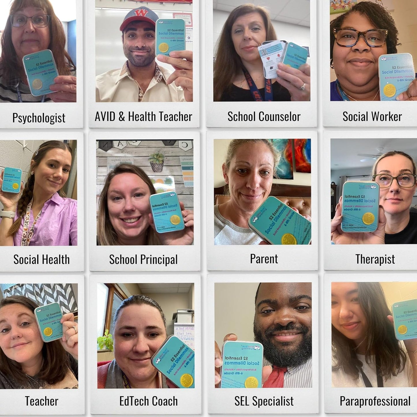 Mind Brain Emotion 52 Essential Conversations for Home, Therapy, Speech, School Classroom - Conversation Cards for Kids, Family, Teacher & Counselor to Build Growth Mindset & Communication Skills