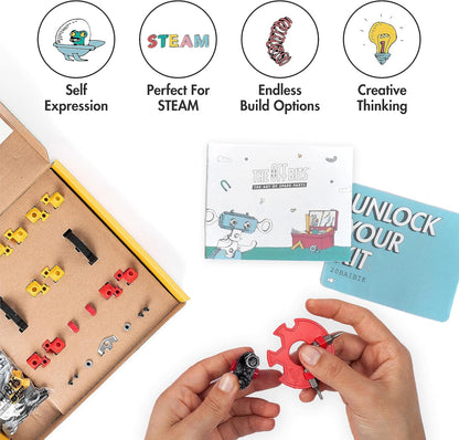 The Off Bits AirBit – Build Your Own Airplane! STEM Building Kit for Creative Kids 8-12 & Curious Adults, Fun Educational Gift for Boys & Girls