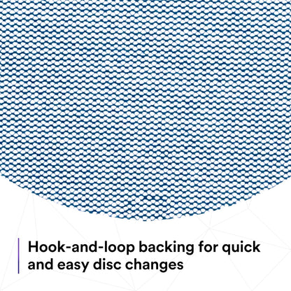 3M Xtract Net Disc 310W, 320+, 8 in, Die 800L, Pack of 50 Hook and Loop Sanding Discs, Virtually Dust-Free, Value Option for Metal, Wood, Composites, Stock Removal, and Fine Finishing