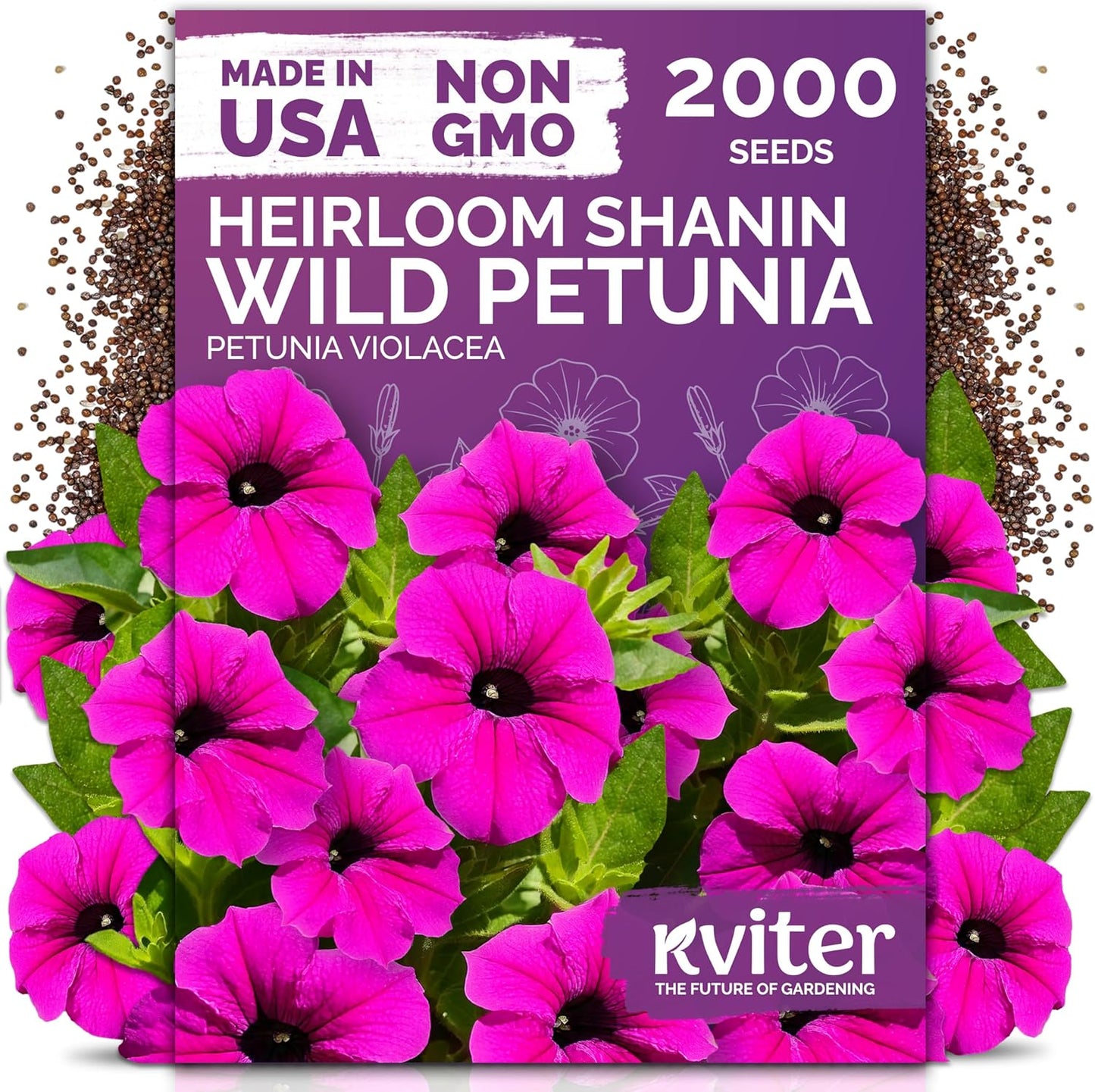 KVITER 5,500 Fairy Bouquet Mix Snapdragon Seeds for Planting (Linaria Maroccana) – Known as Toadflax, Heirloom & Organic – Flower Seeds to Plant Outside & Inside – Garden, Containers, Borders, Beds
