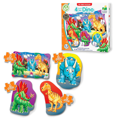The Learning Journey: My First Puzzle Sets 4-In-A-Box Farm – Farm-Themed Puzzle Sets - Educational Toddler Toys & Activities for Children Ages 2-5