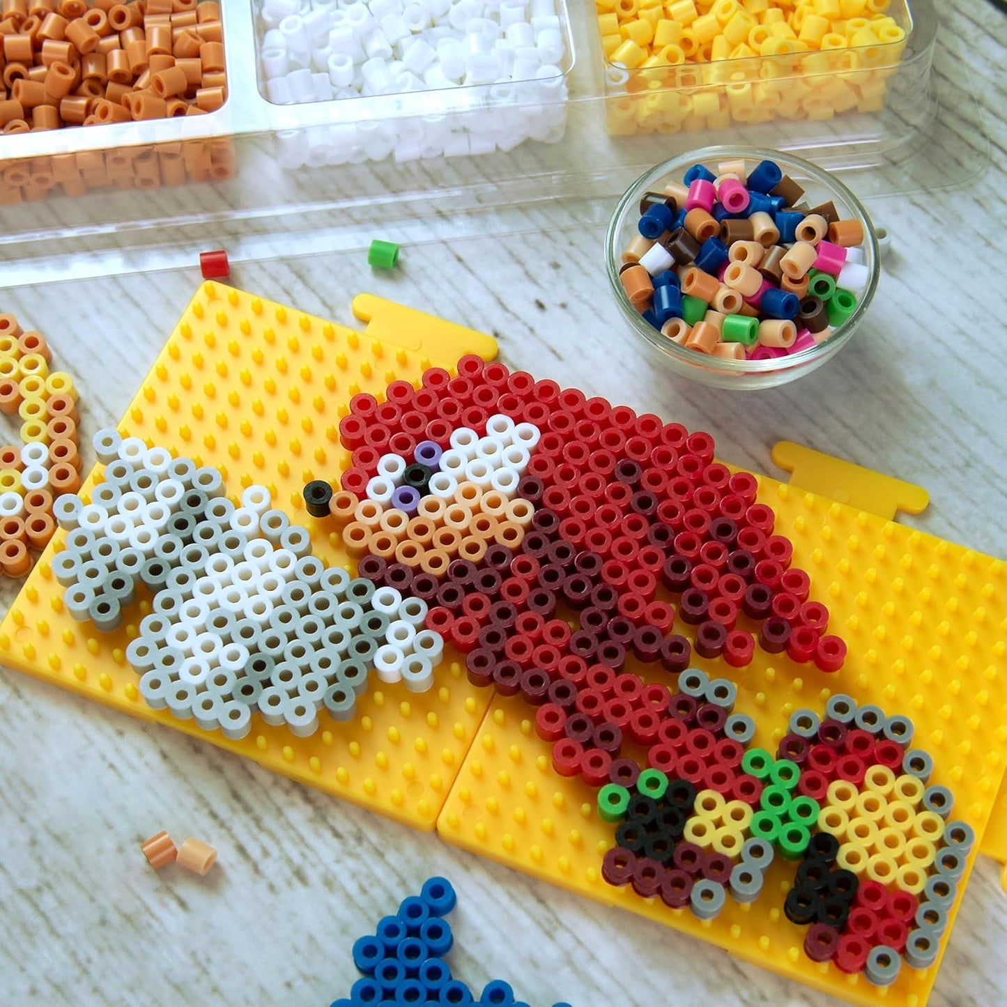 Perler Beads Justice League Superhero Crafts for Kids, 4504 pcs