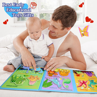 Magnetic Puzzles for Kids Ages 1-3, Travel Toddler Puzzles Ages 2-4 Year, Excavator Refrigerator Magnet for Kids Learning Gift for Road Trip