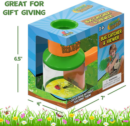 Nature Bound Bug Catcher and Viewer for Outdoor Exploration of Insects - Includes Handy Trigger Design - for Boys and Girls Medium