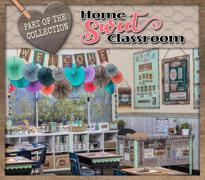 Teacher Created Resources Home Sweet Classroom Bold Block 3'' Magnetic Letters (TCR77011)