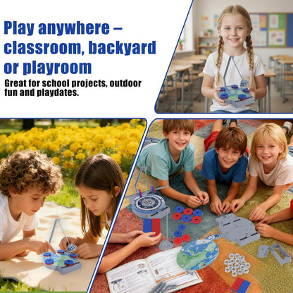 NewFamily Magnetic Science Kit for Kids, 12-in-1 STEM Physics Experiment Kit, Hands-On Magnetism Learning Toy, Ages 6 7 8 9 10 11 12