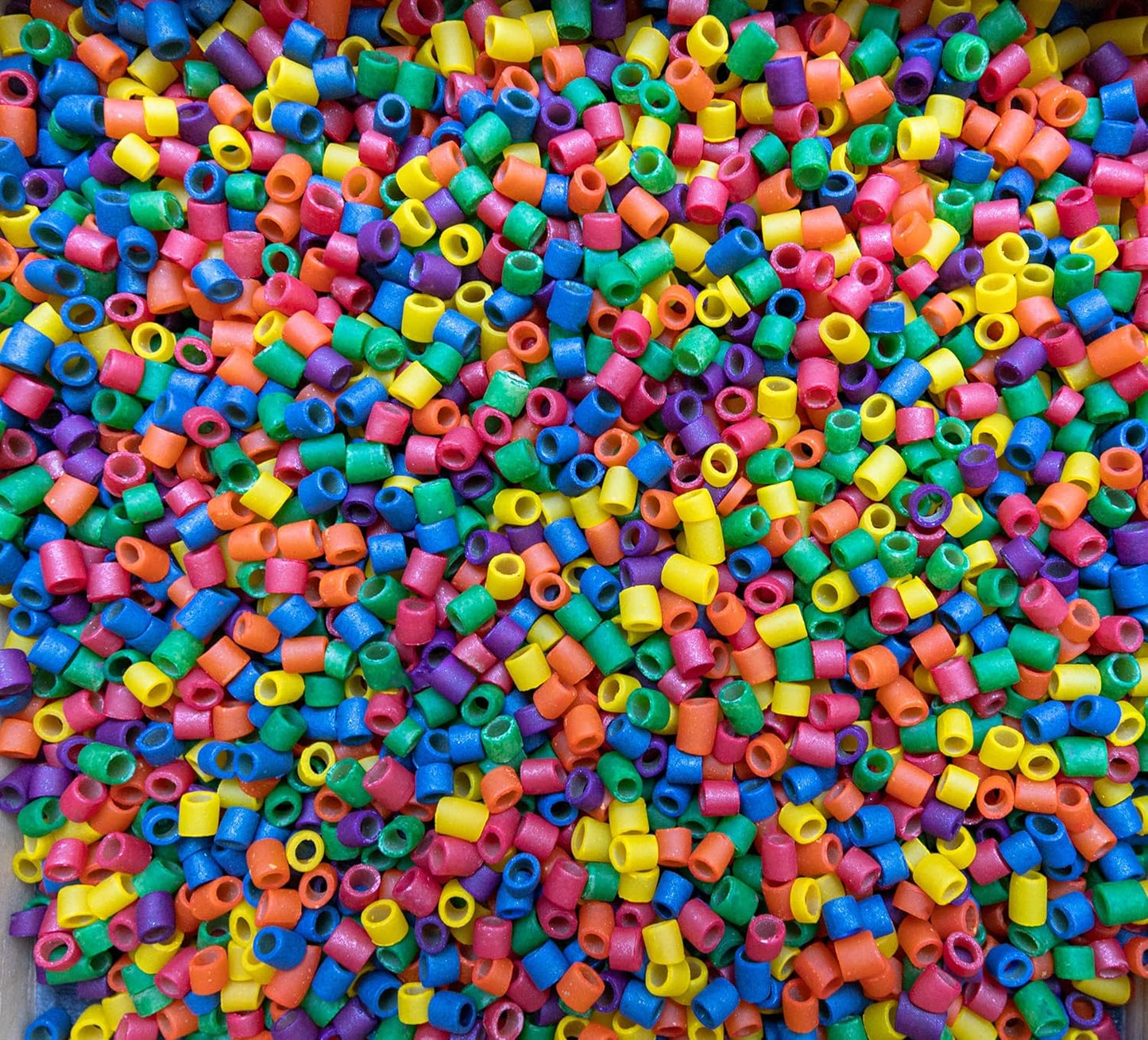 Rainbow Sensory Bin Filler, Rainbow Sensory Filler For Sensory Table, Rainbow Pasta, Sensory Play Kit For Kids, Arts and Crafts For Kids, Sensory Toys (Large Rainbow Pasta (Rigatoni), 4 CUPS)