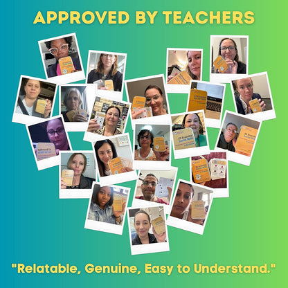 Mind Brain Emotion 52 Essential Conversations for Home, Therapy, Speech, School Classroom - Conversation Cards for Kids, Family, Teacher & Counselor to Build Growth Mindset & Communication Skills