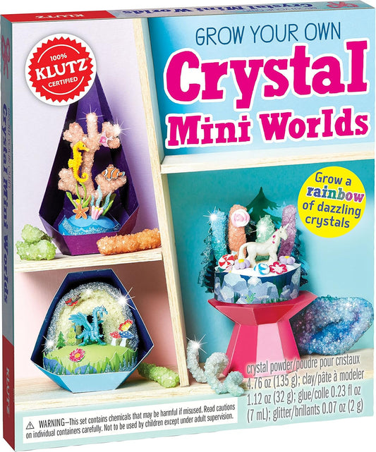 Grow Your Own Crystal Mini Worlds (Klutz Craft and Science Kit)