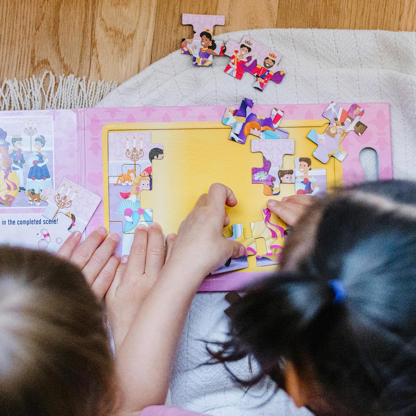 Melissa & Doug Take-Along Magnetic Jigsaw Puzzle Set – On the Farm (2 x 15 Piece) Travel Activity Toy for Preschoolers and Kids Ages 3+ - FSC Certified