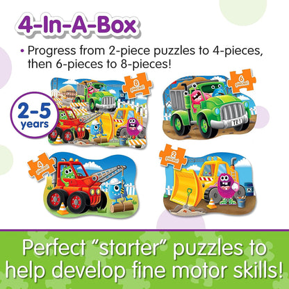The Learning Journey: My First Puzzle Sets 4-In-A-Box Farm – Farm-Themed Puzzle Sets - Educational Toddler Toys & Activities for Children Ages 2-5