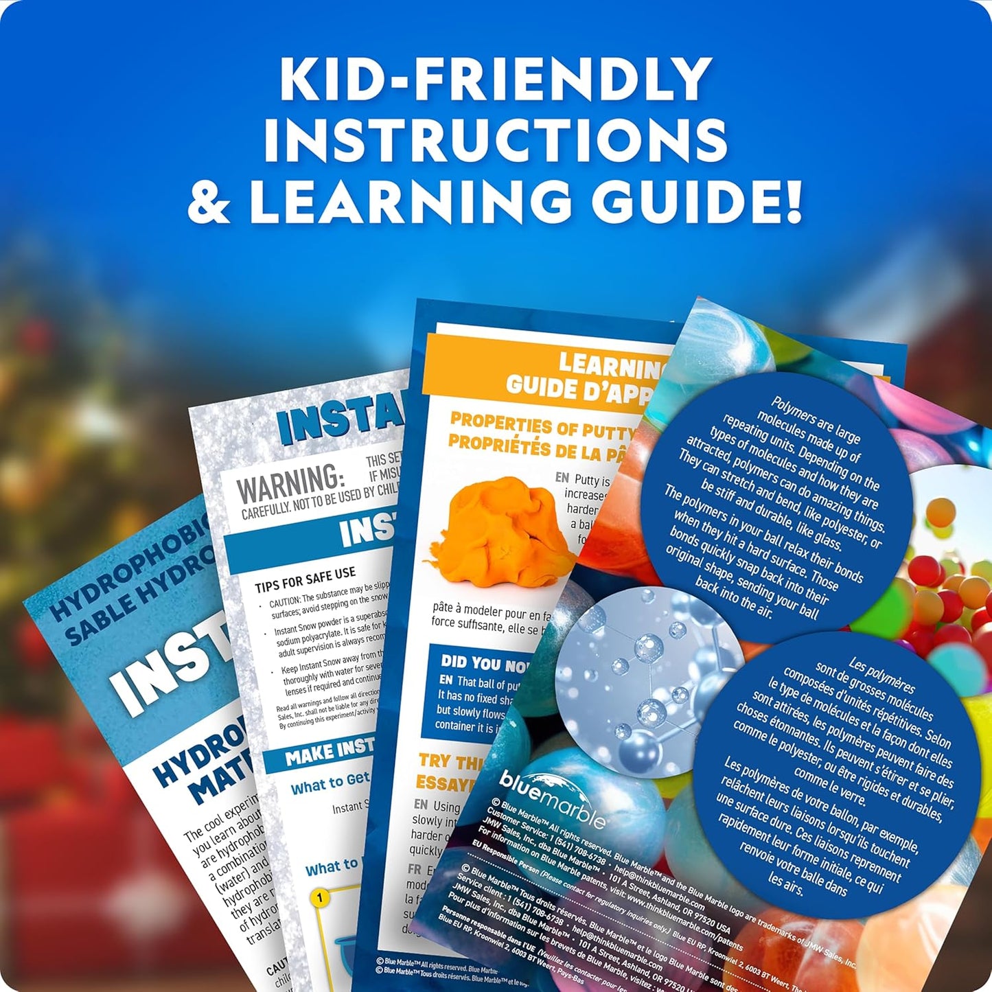 Blue Marble Science Surprise Christmas Ornament Kit for Kids- 4 Dig Kit Ornaments with Gemstone and Dinosaur Dig Bricks, Dino Digging Toys for Kids, Gem Excavation Stocking Stuffer for Boys and Girls