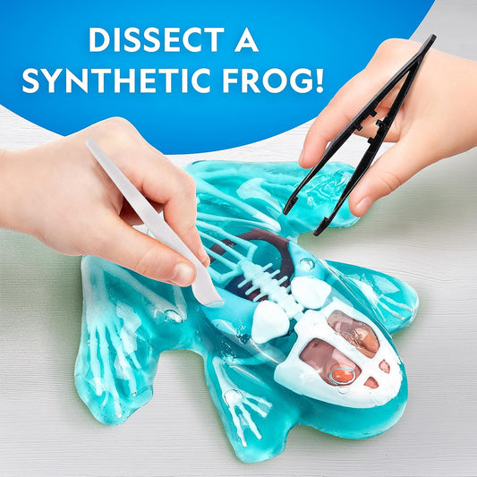 National Geographic Shark Dissection Kit – Glow in the Dark Great White Shark Anatomy Lab with 12 Bones & Organs, Refill Pack, Kid-Friendly Tools & Learning Guide
