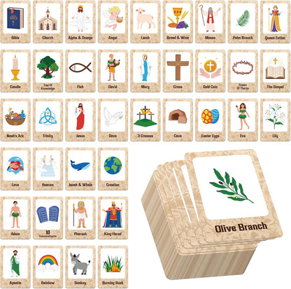 Hebayy Wild Animal Matching Game, 80 PCS Realistic Animal Memory Matching Cards for Toddlers 40 Pairs Real Animal Memory Cards Educational Toys for Preschool Boys & Girls 4 5 6 Years Old