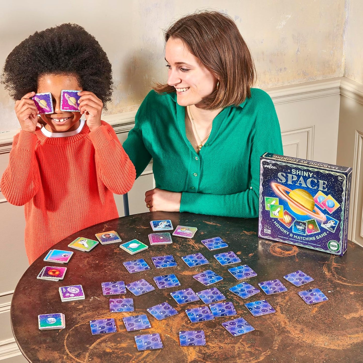 eeBoo: Memory and Matching Game - Life on Earth- 24 Pairs, Develops Recognition, Concentration, Memory & Vocabulary Skills, Age 3+