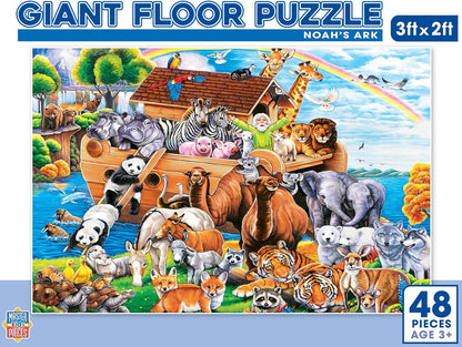 MasterPieces Floor Puzzle - Jumbo Size 80 Piece Jigsaw Puzzle for Kids - USA Map Shaped Puzzle - 3ftx2ft
