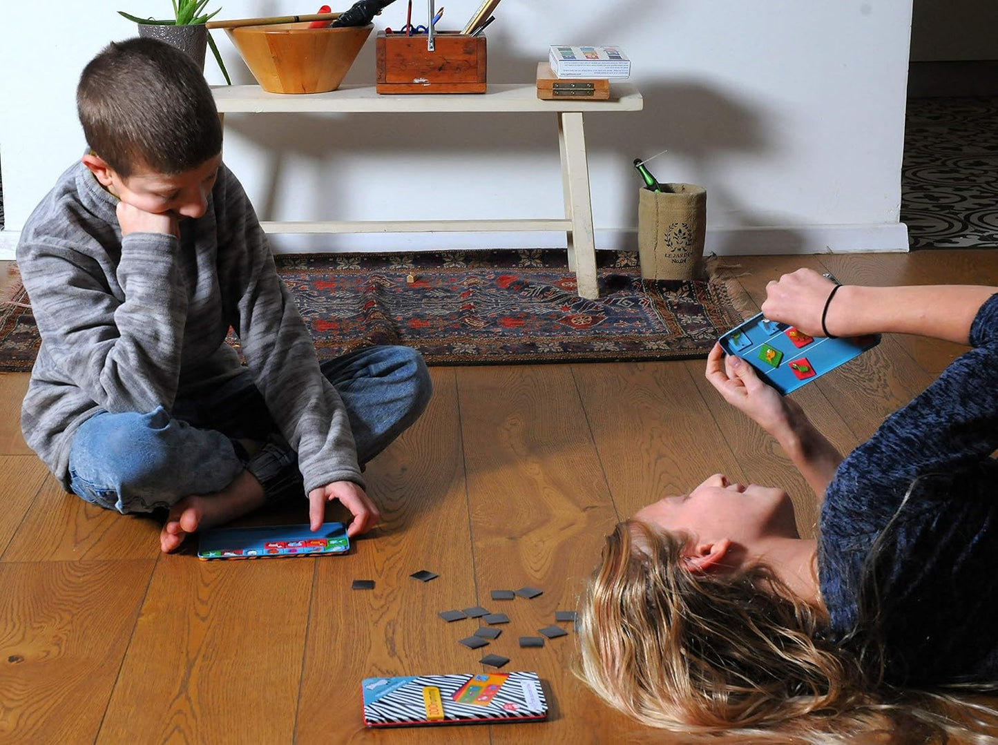 The Purple Cow Magnetic Game Box for kids and adults, Jet Setter