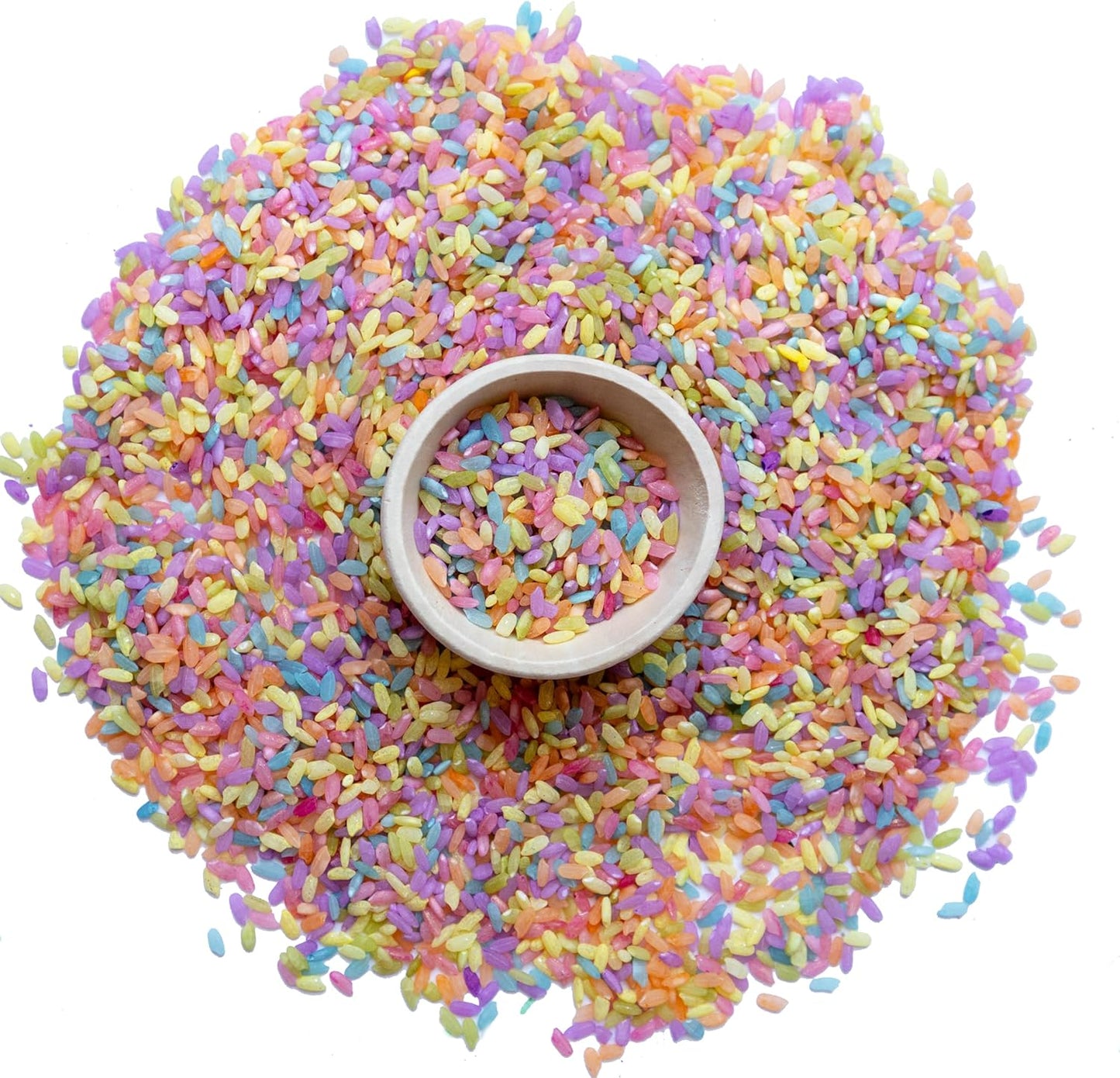 Sensory Rice, Sensory Bin Filler, Sensory Filler, Sensory Bins, 4th of July Toys, Sensory Bin Tools, Sensory Table Filler (4th of July Sensory Rice, 4 Cups)